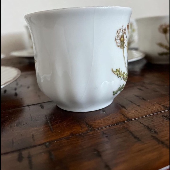 Vintage Kronester Bavaria 1970's Floral Tea Cups and Saucers Set - Picture 9 of 10